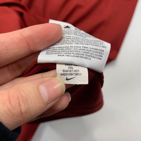 Nike Polo Shirt Mens XXL 2XL Ruby Dri Fit Short Sleeve Tour Performance Golf - Picture 9 of 11